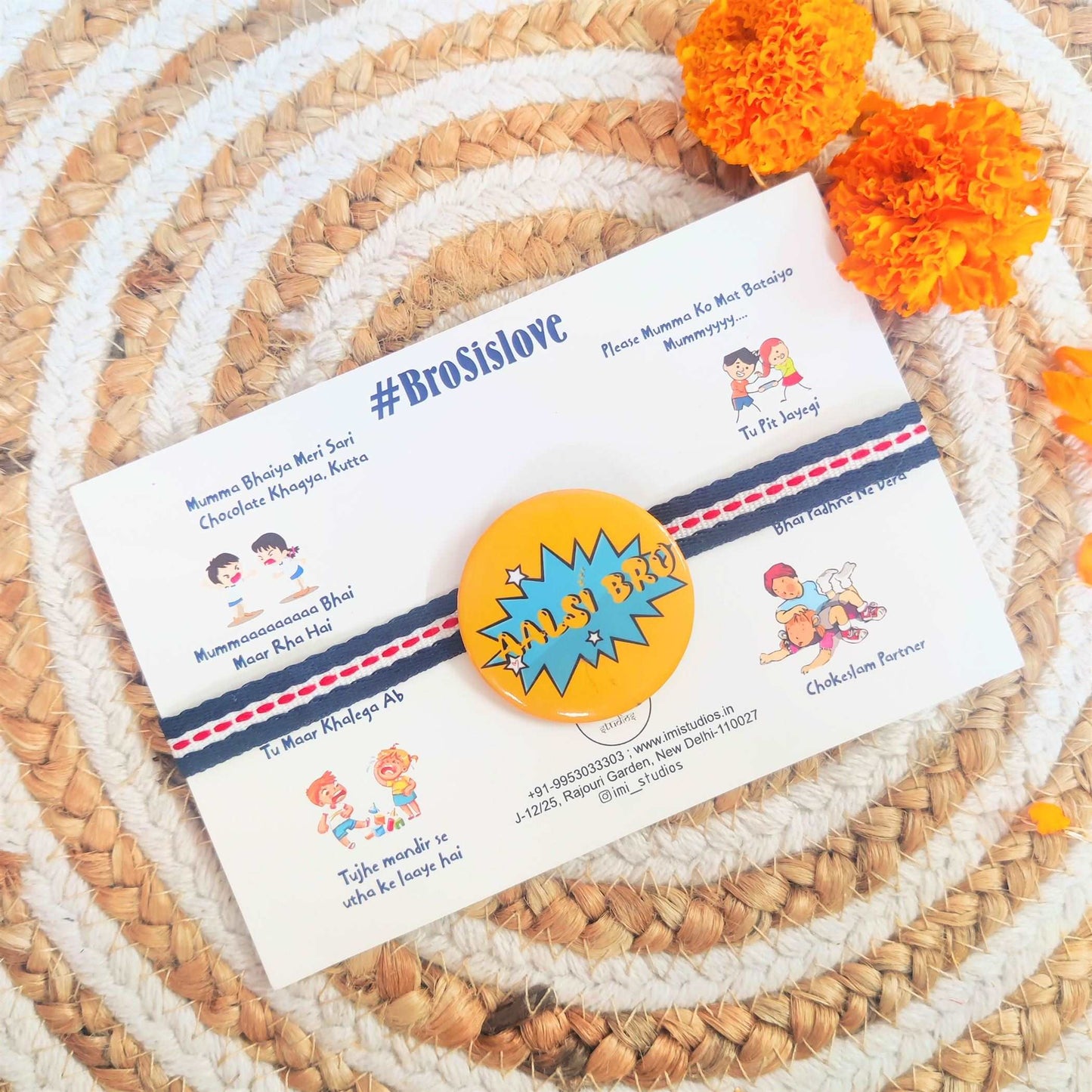 Bhayankar Aalsi Rakhi Hamper