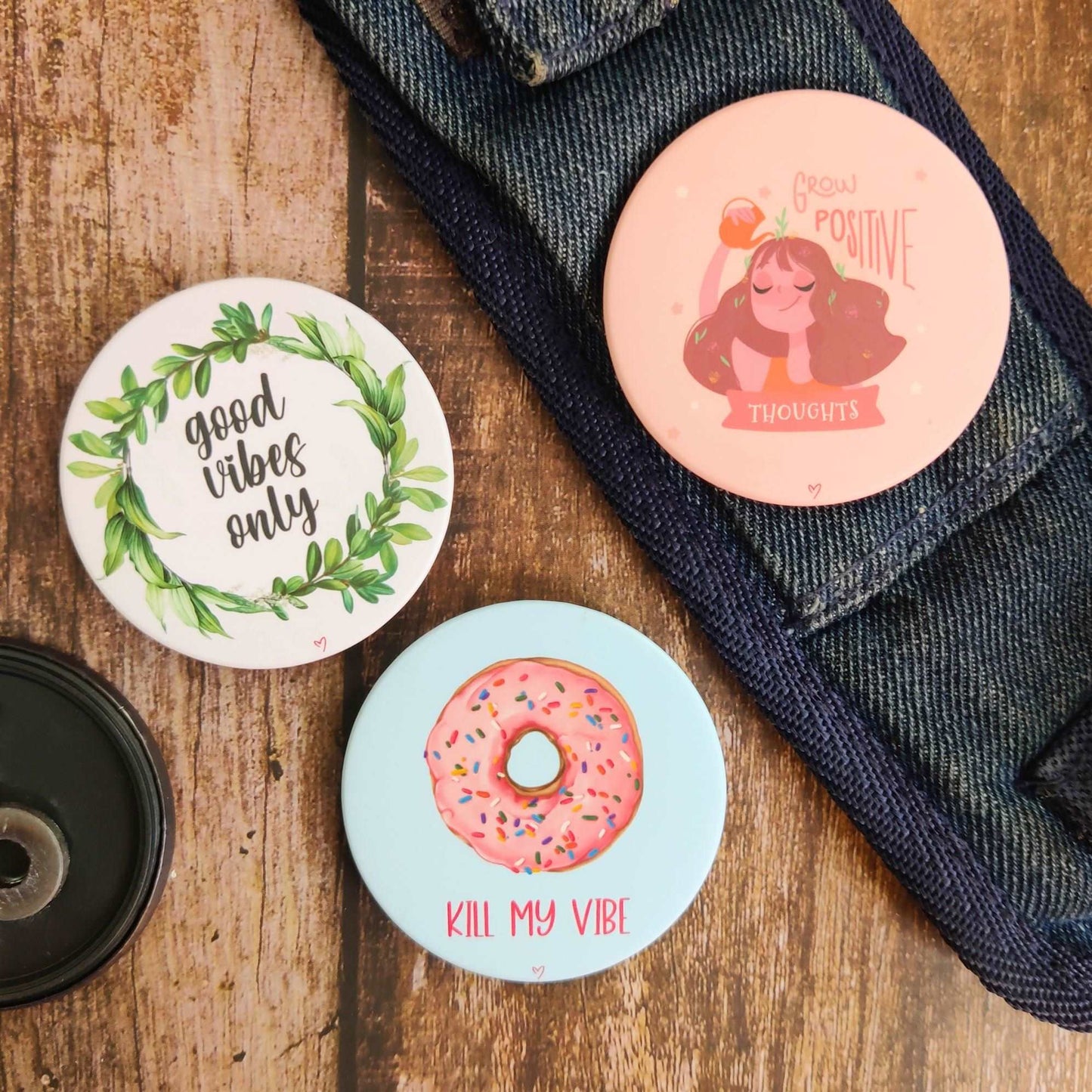 Positive Thoughts Badge Combo