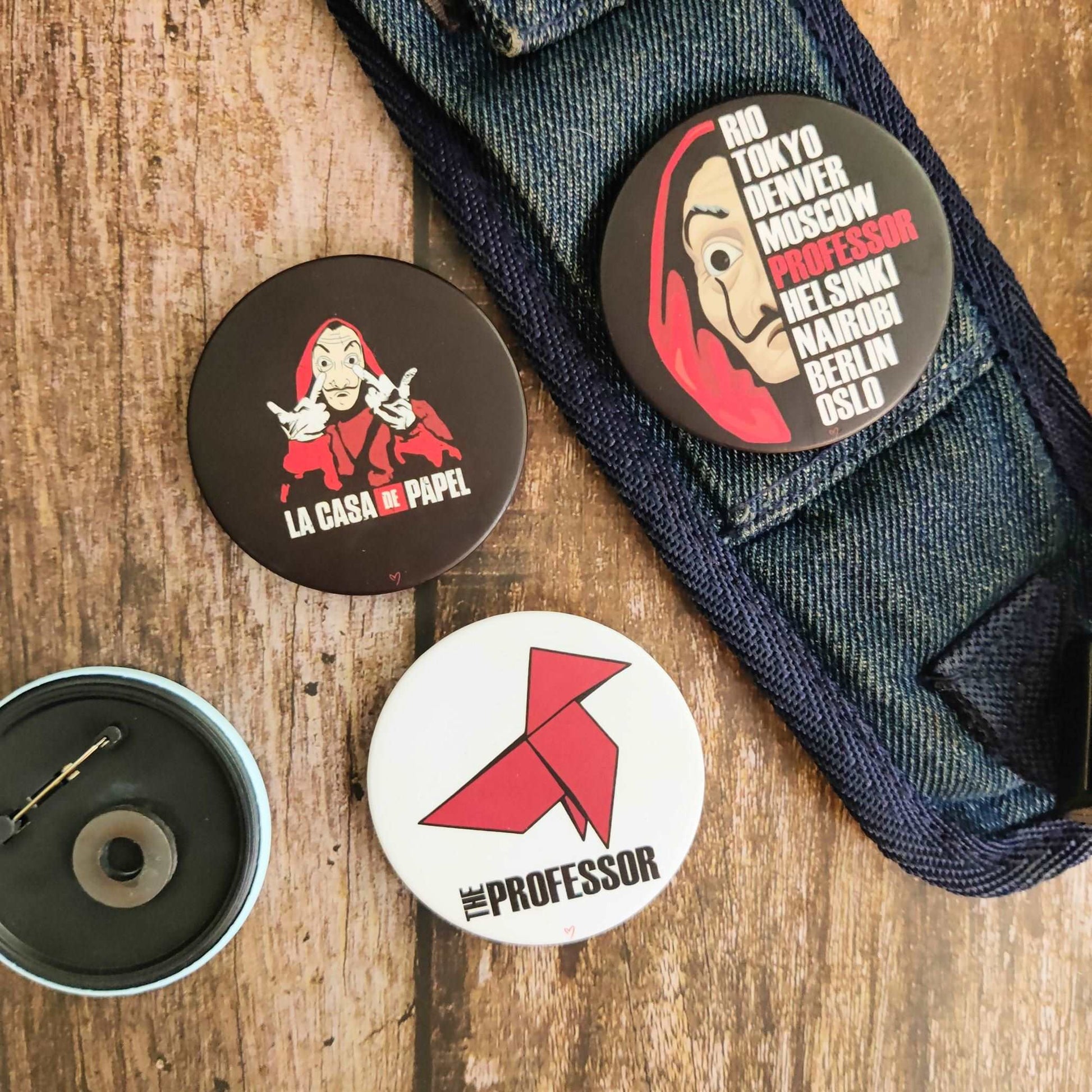 Money Heist Badge Combo