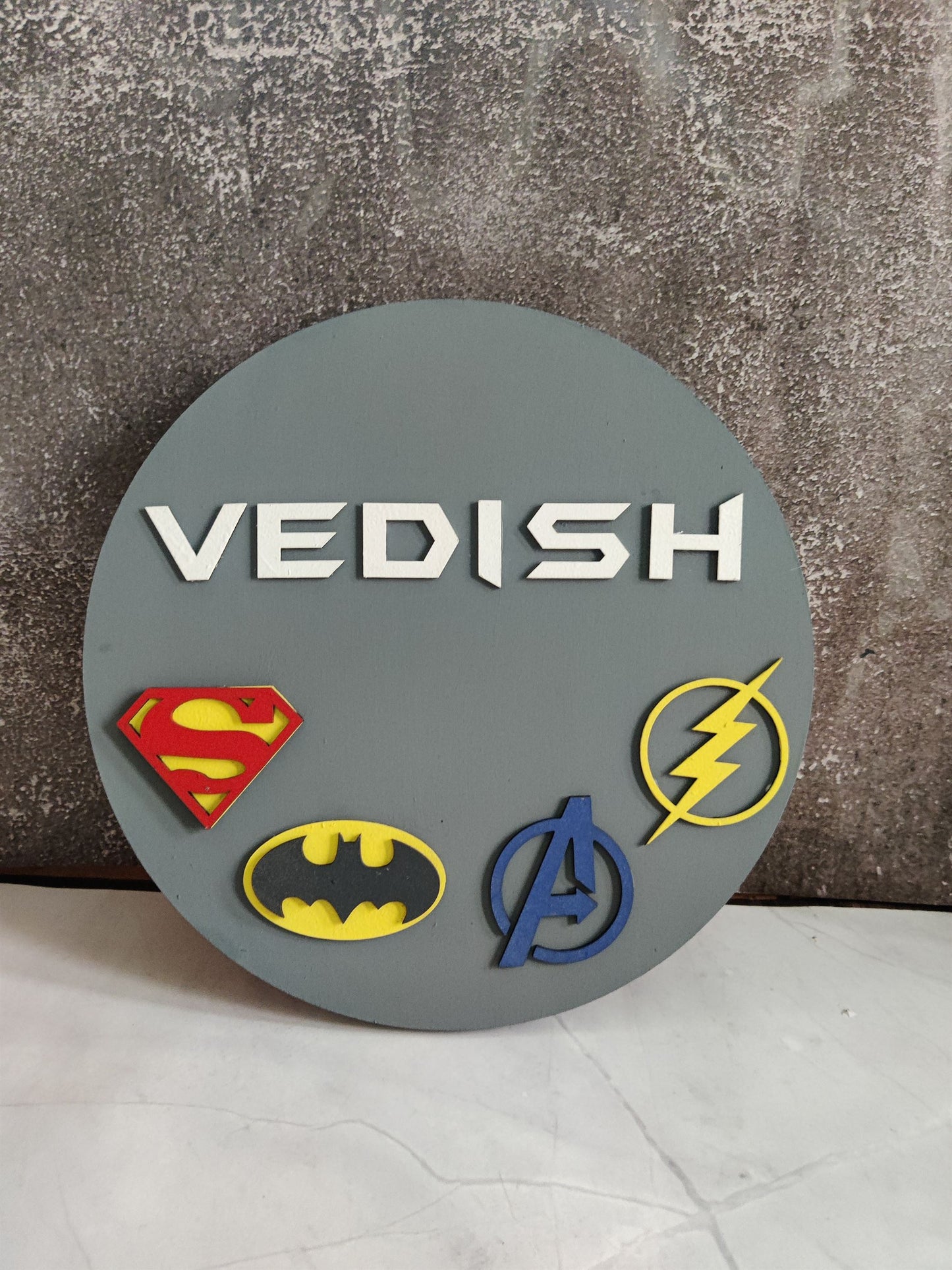 SuperHeroes Nameplate