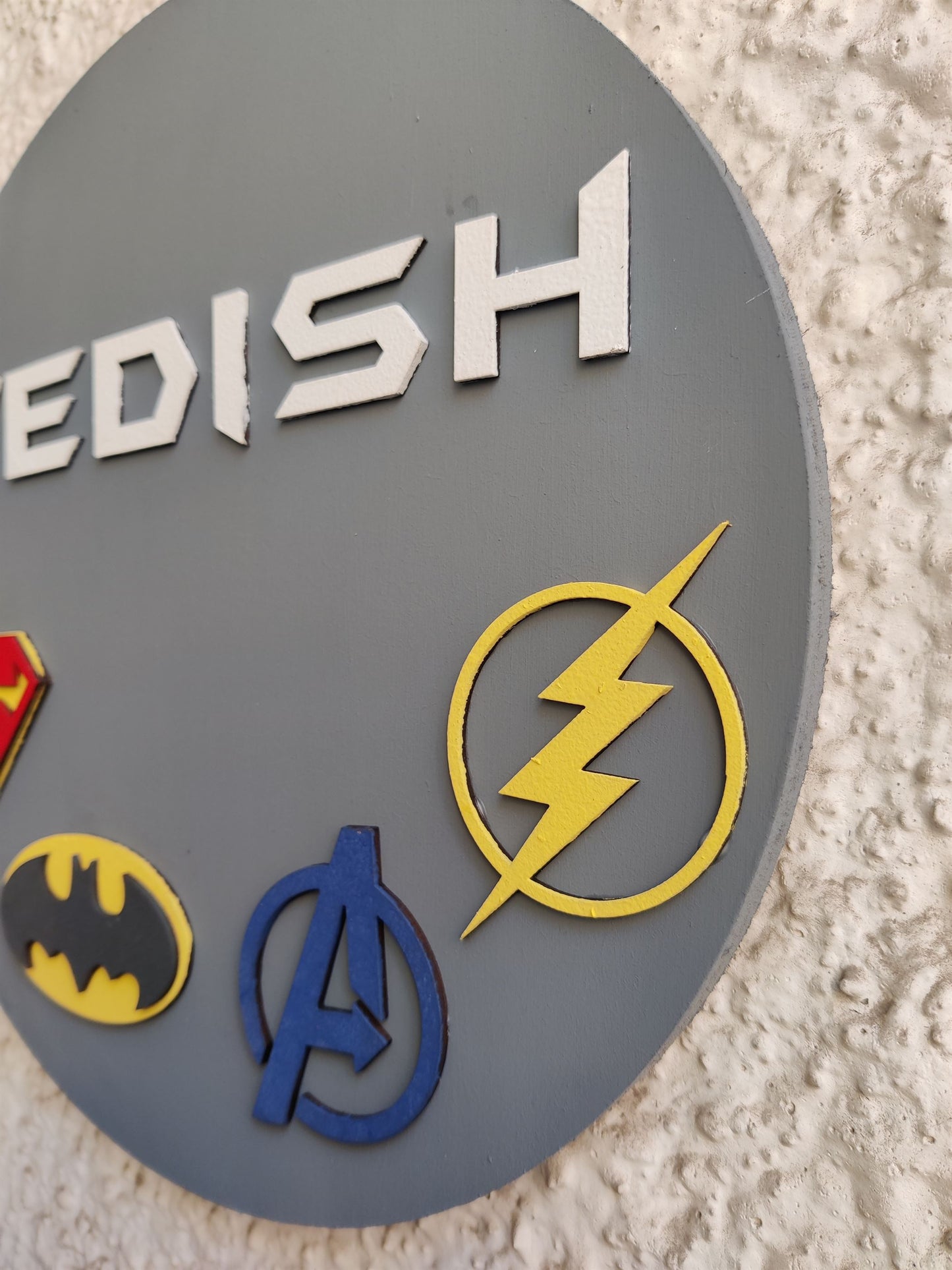 SuperHeroes Nameplate