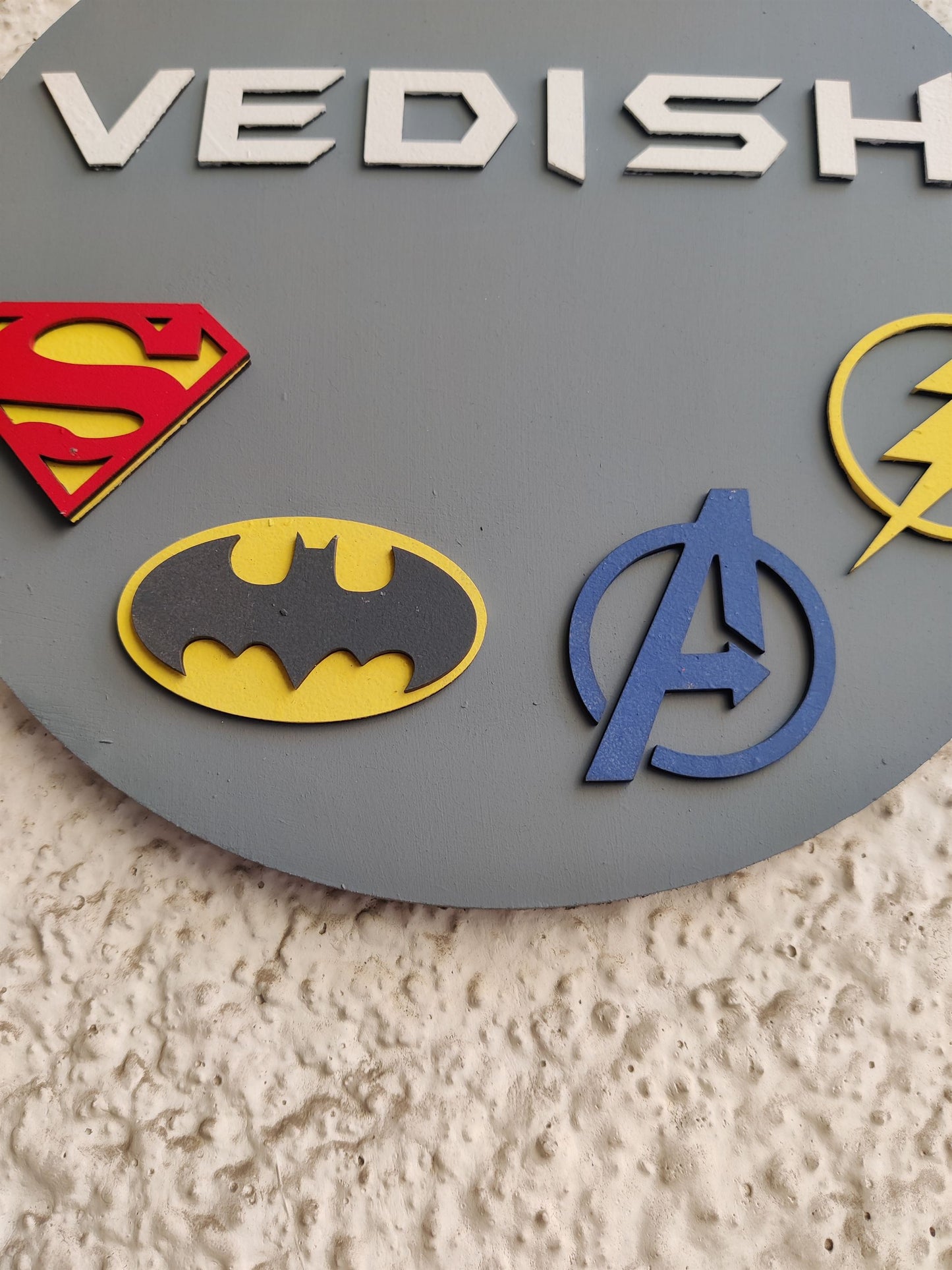 SuperHeroes Nameplate