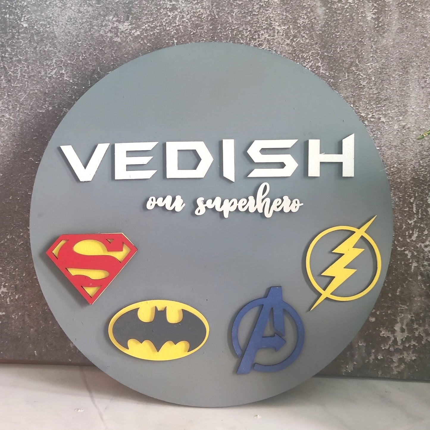 SuperHeroes Nameplate