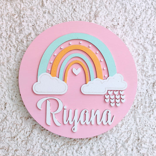 Rainbow Nameplate