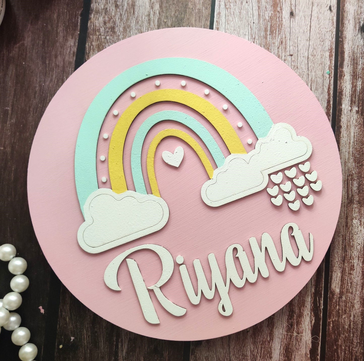 Rainbow Nameplate