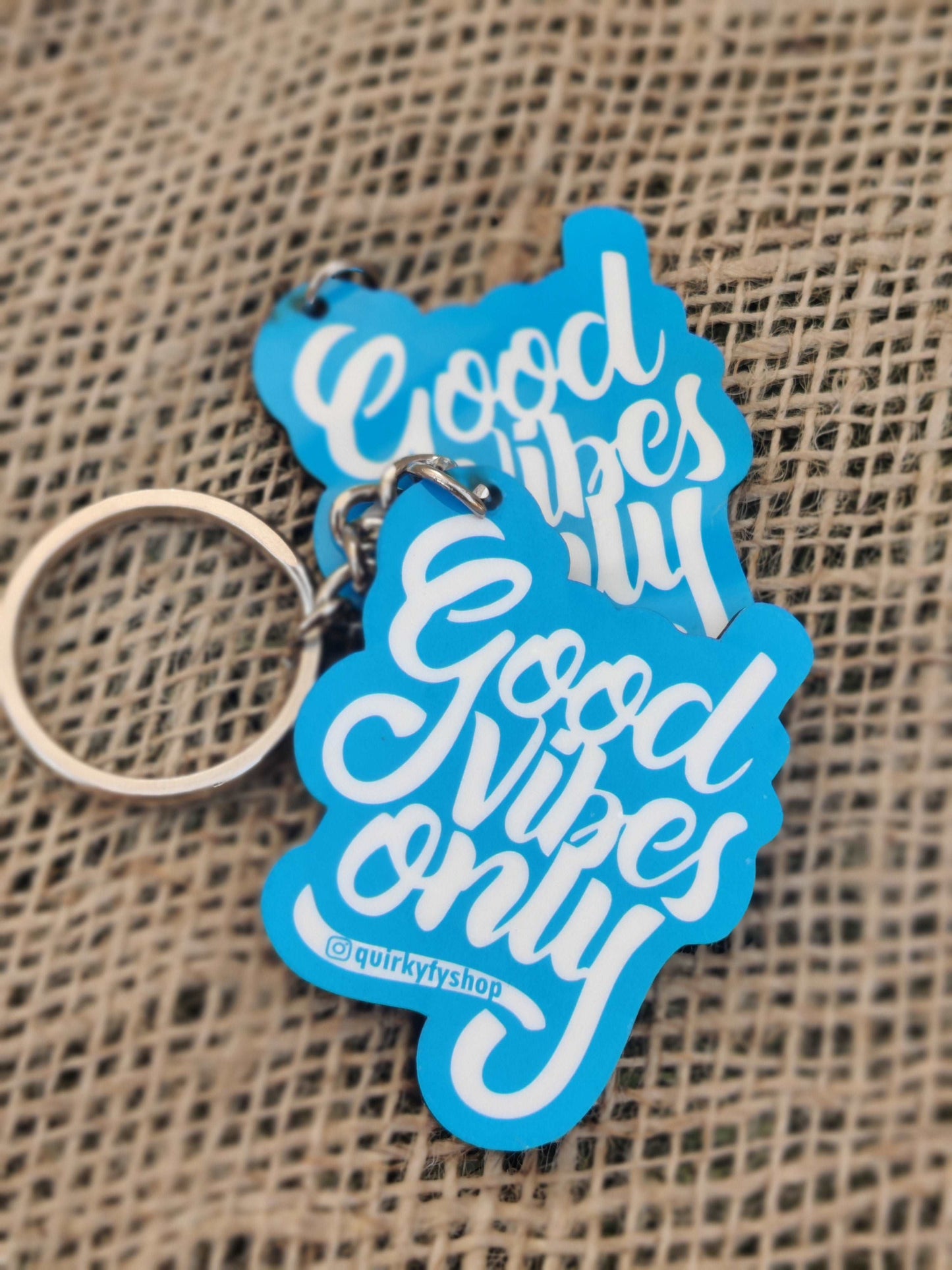 Good Vibes Only Keychain