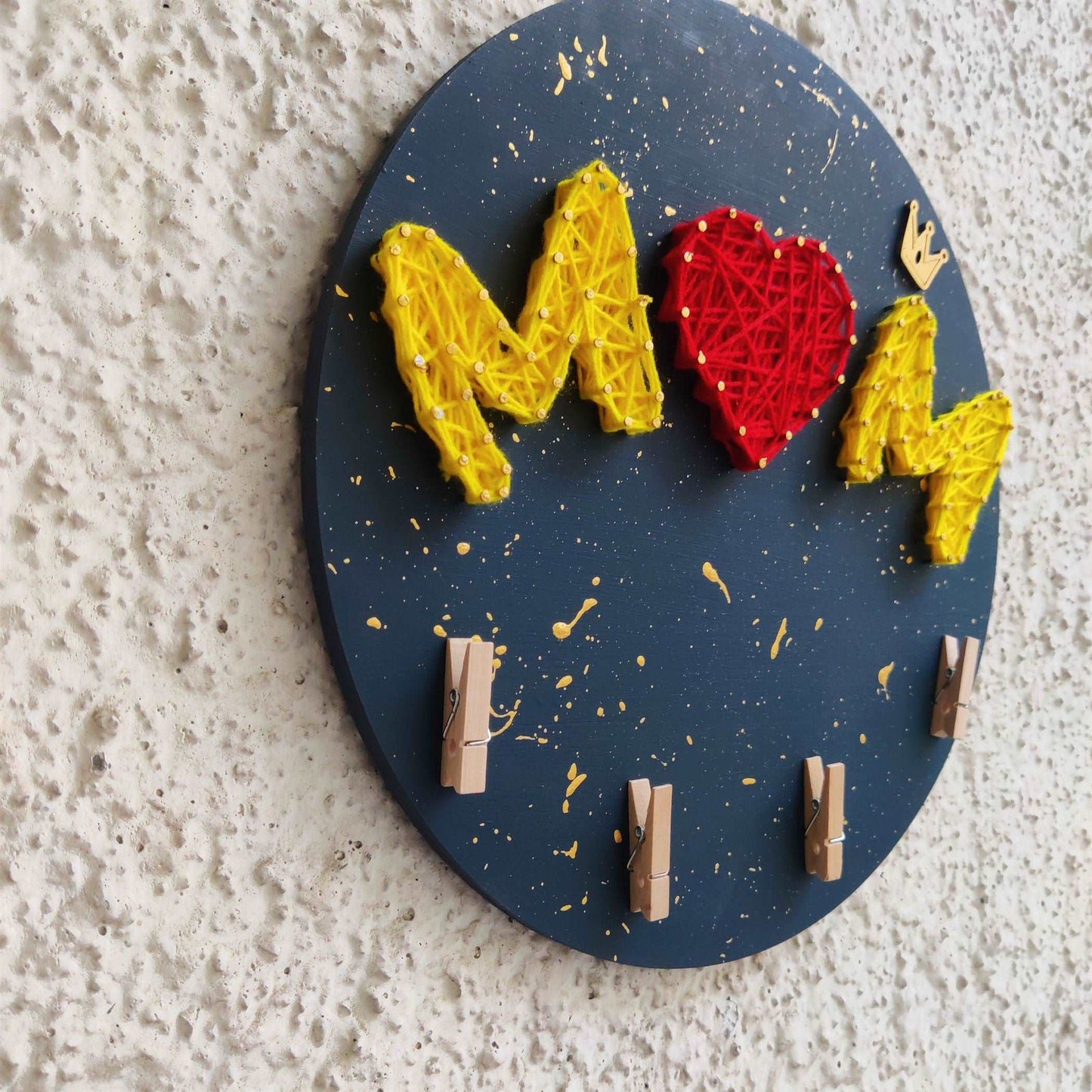 MOM String Art Black