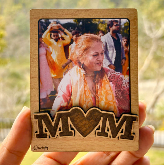 Mom Polaroid Magnet Frame