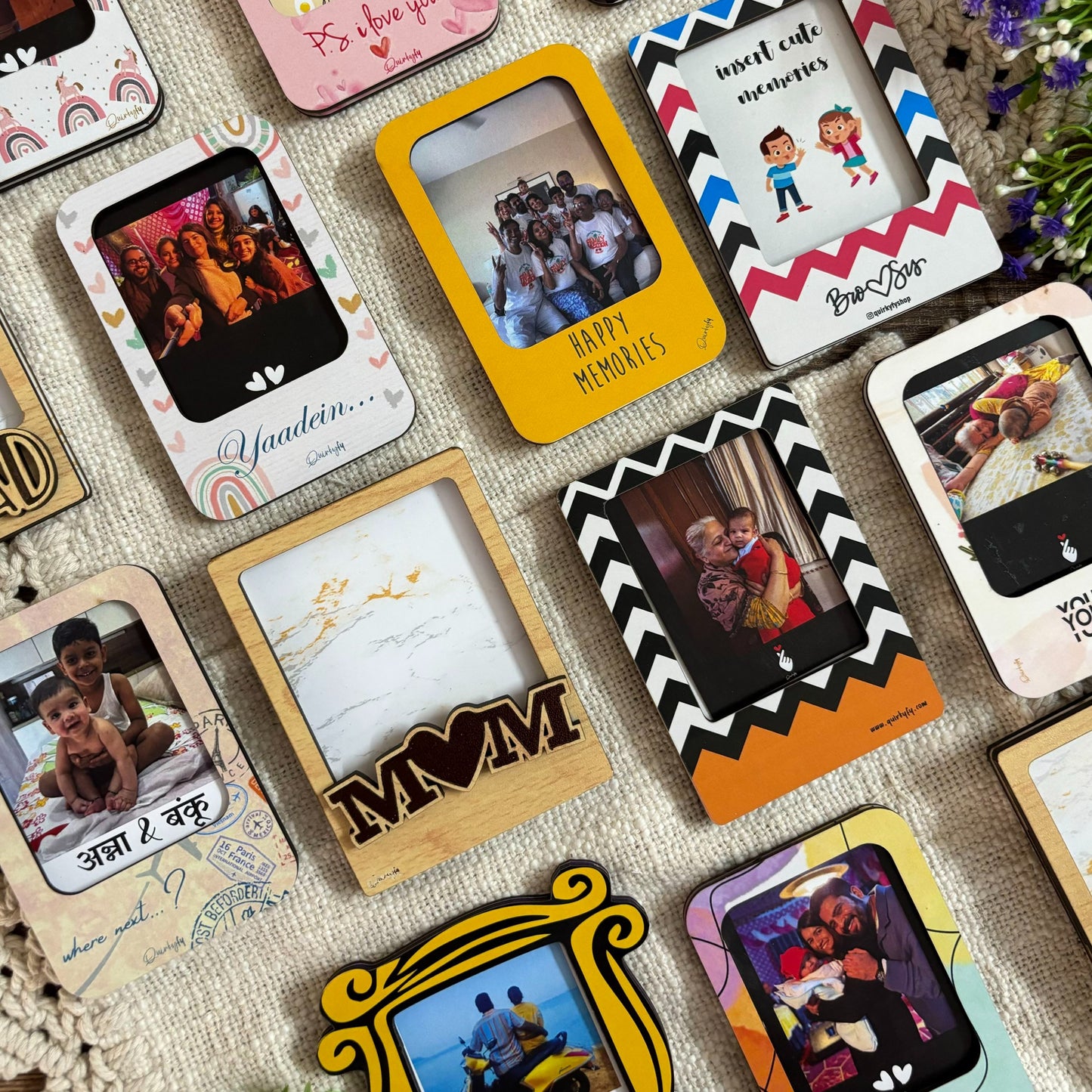 Photo Frame Magnets (Any Set Of 6)