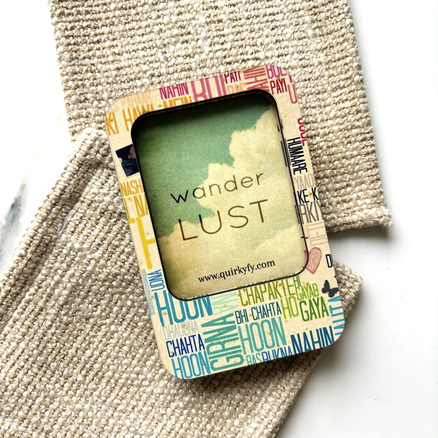 Wanderlust Photo Frame Magnet