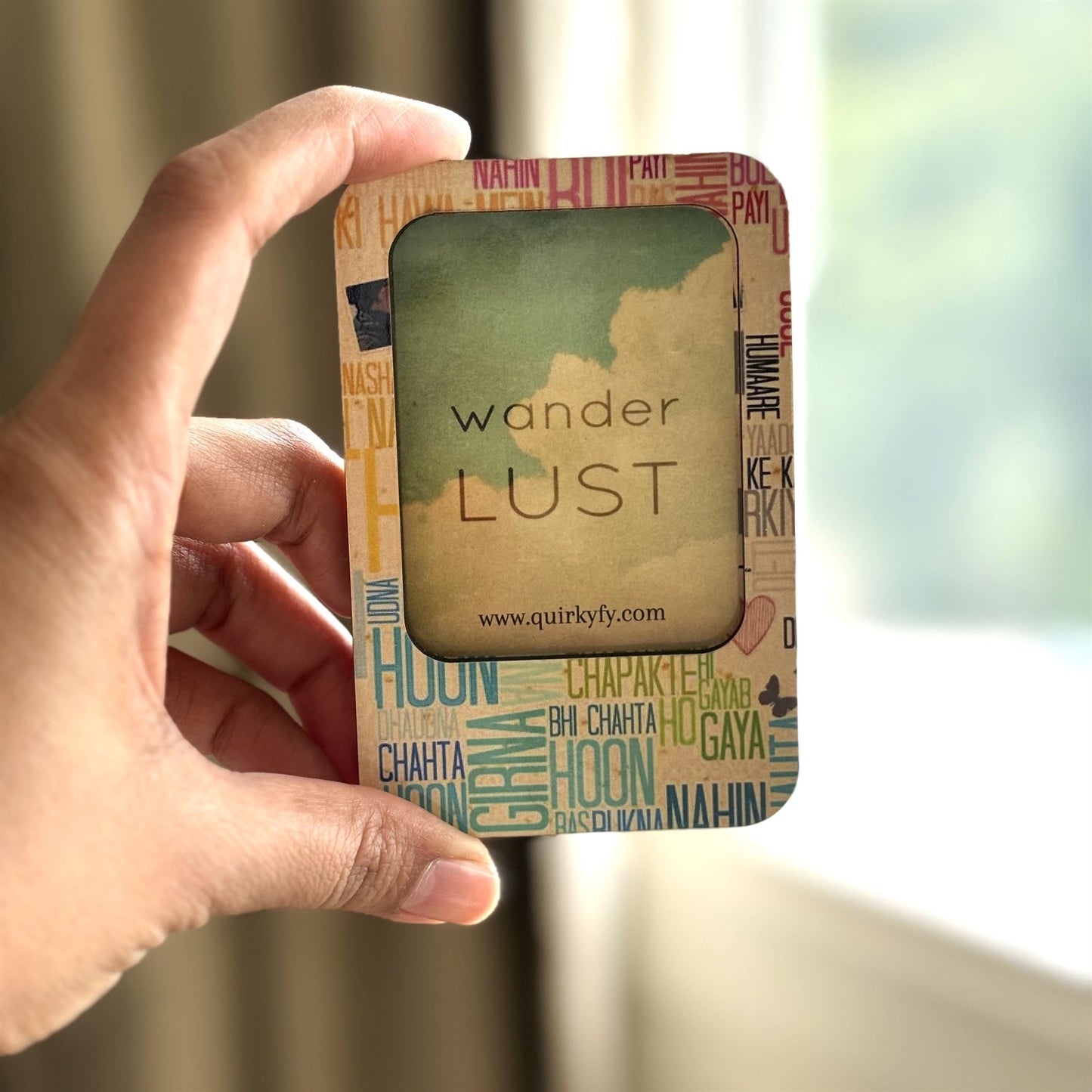 Wanderlust Photo Frame Magnet