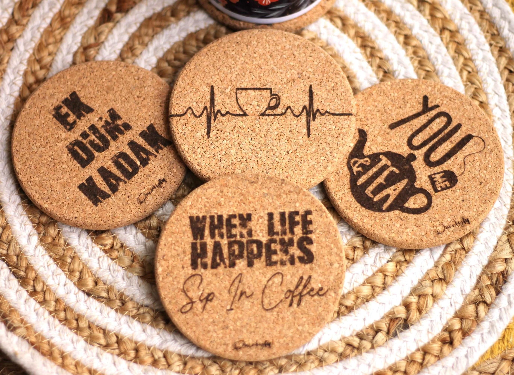 The Coffee Tea Lover Coaster Set