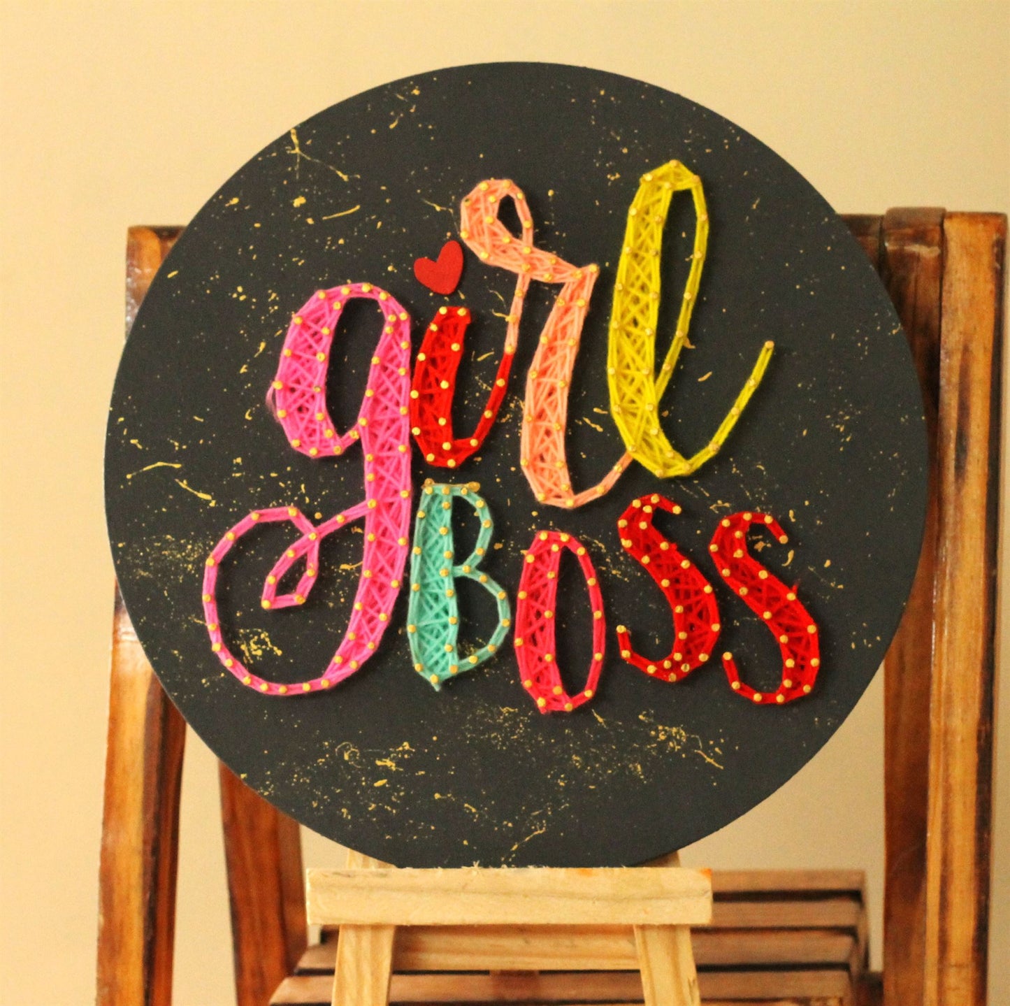 Girl Boss String Art