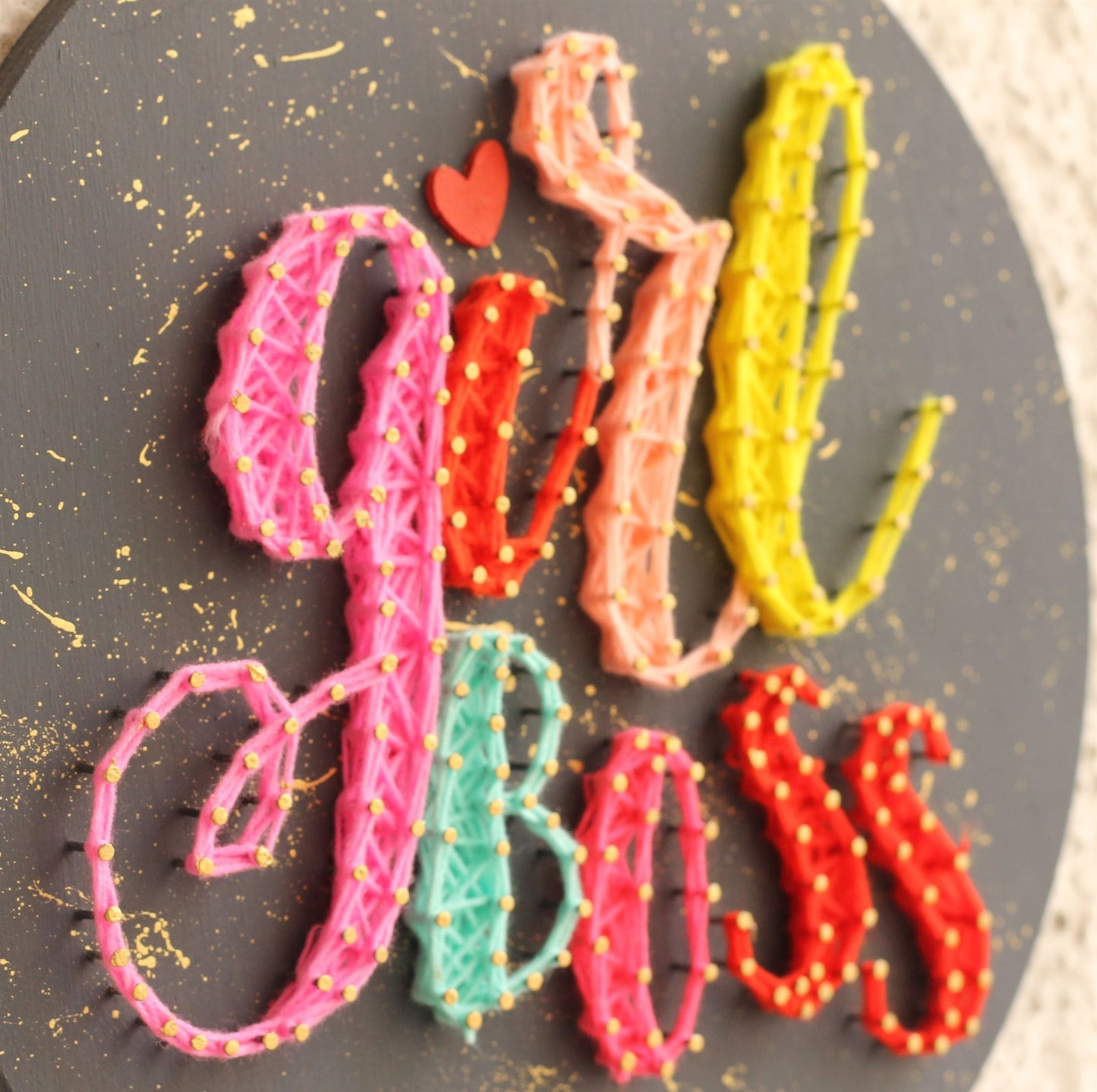 Girl Boss String Art