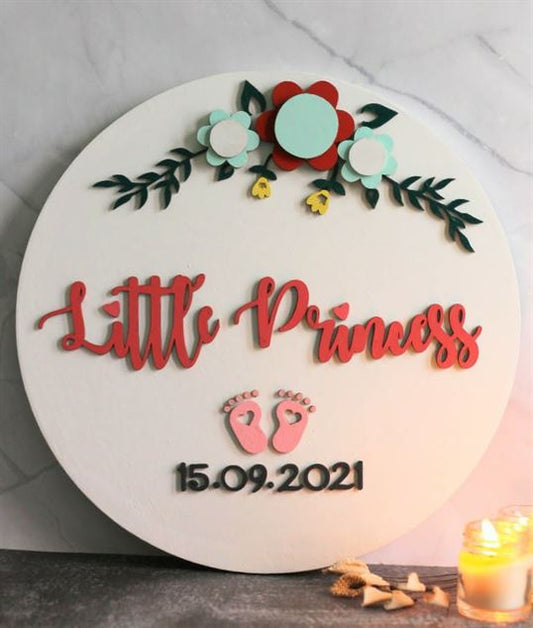 Little Princess Nameplate