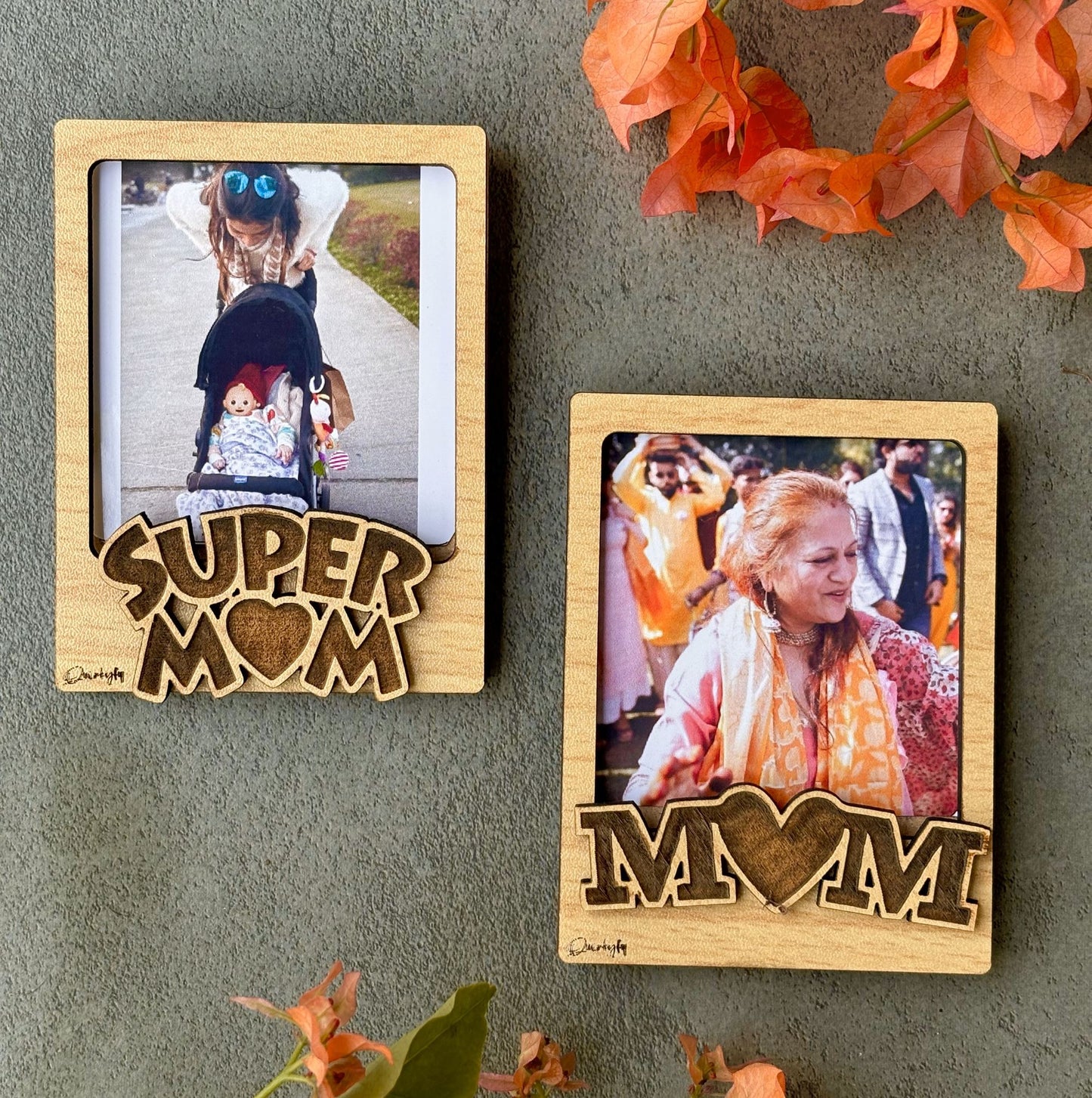 Super Mom Polaroid Magnet Frame Combo