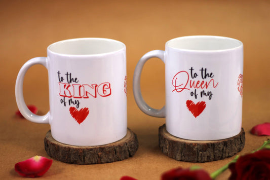 King And Queen Mug Set