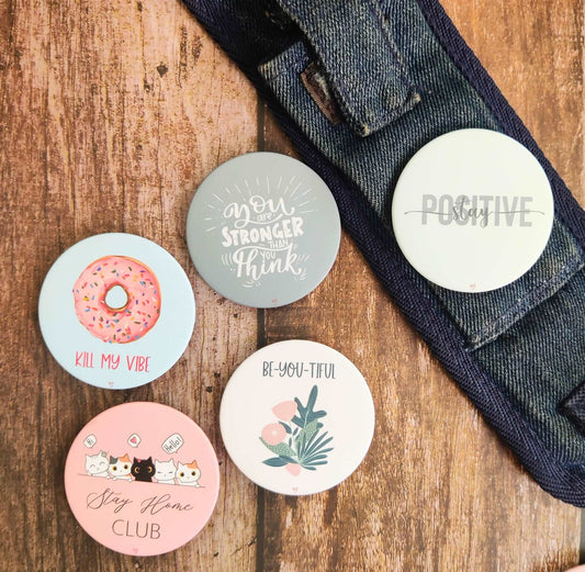 Stay Positive Badge Combo