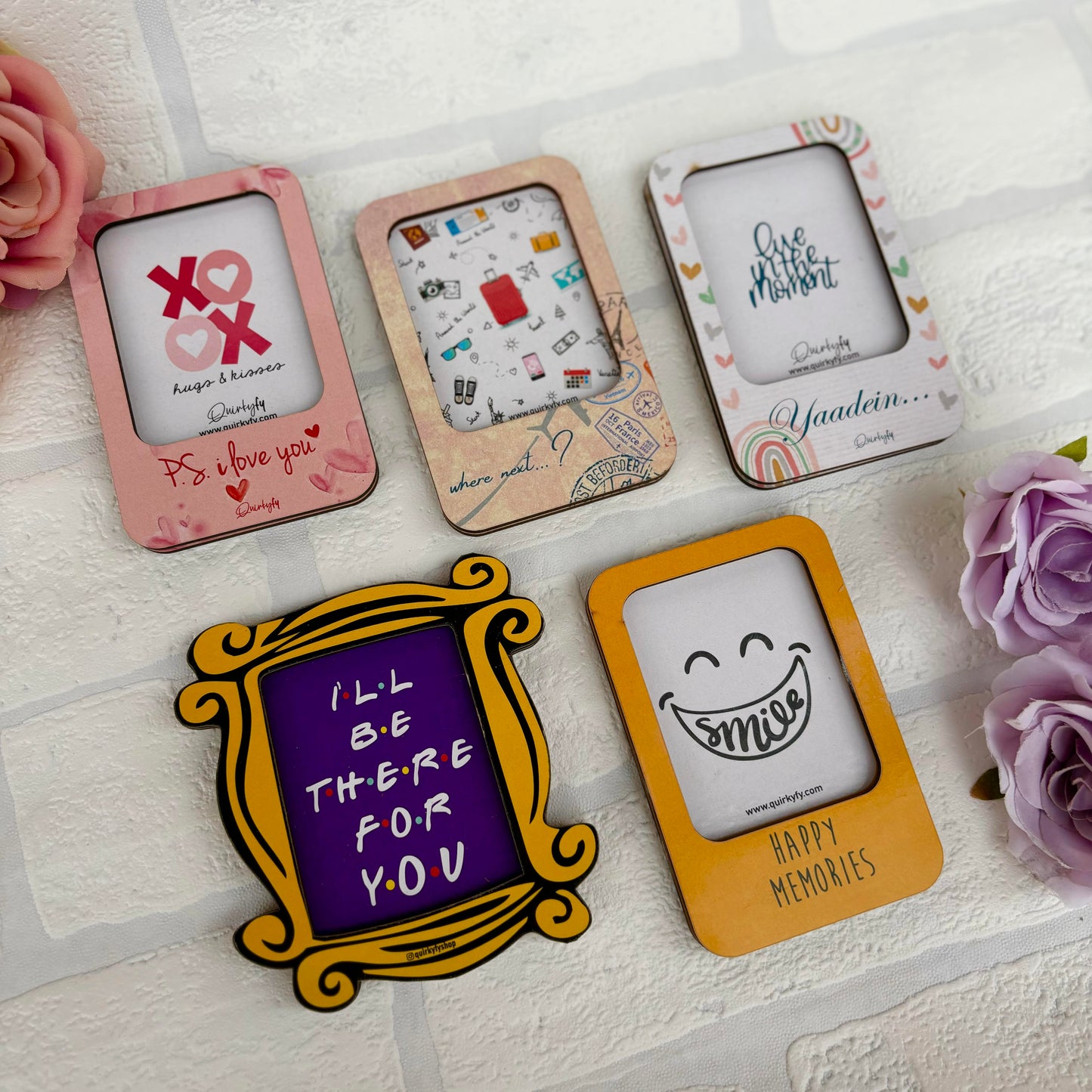 Photo Frame Magnets (Set Of 5)