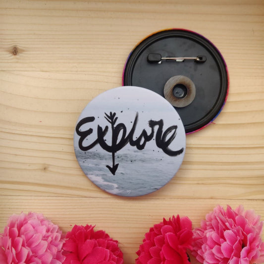 Explore Badge Magnet