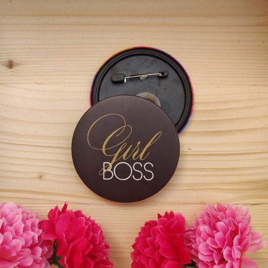 Classy Girl Boss Badge Magnet