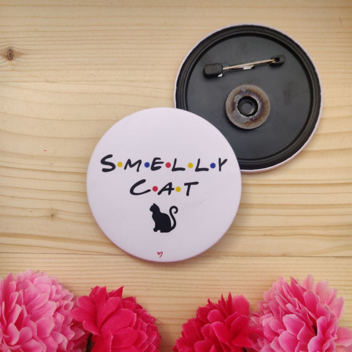 Smelly Cat Friends Badge Magnet