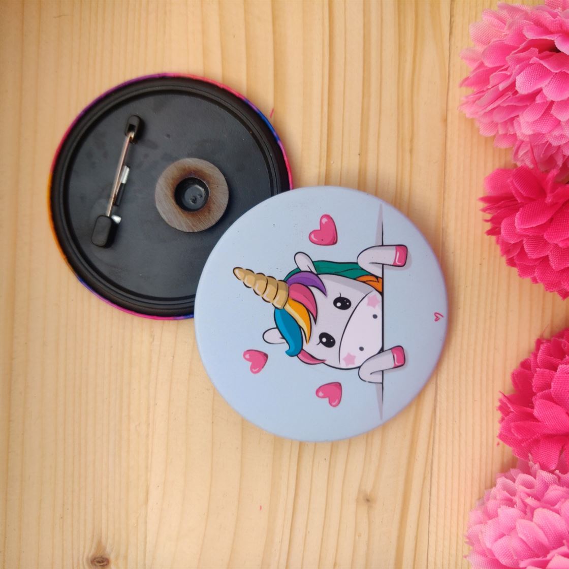 Unicorn Badge Magnet