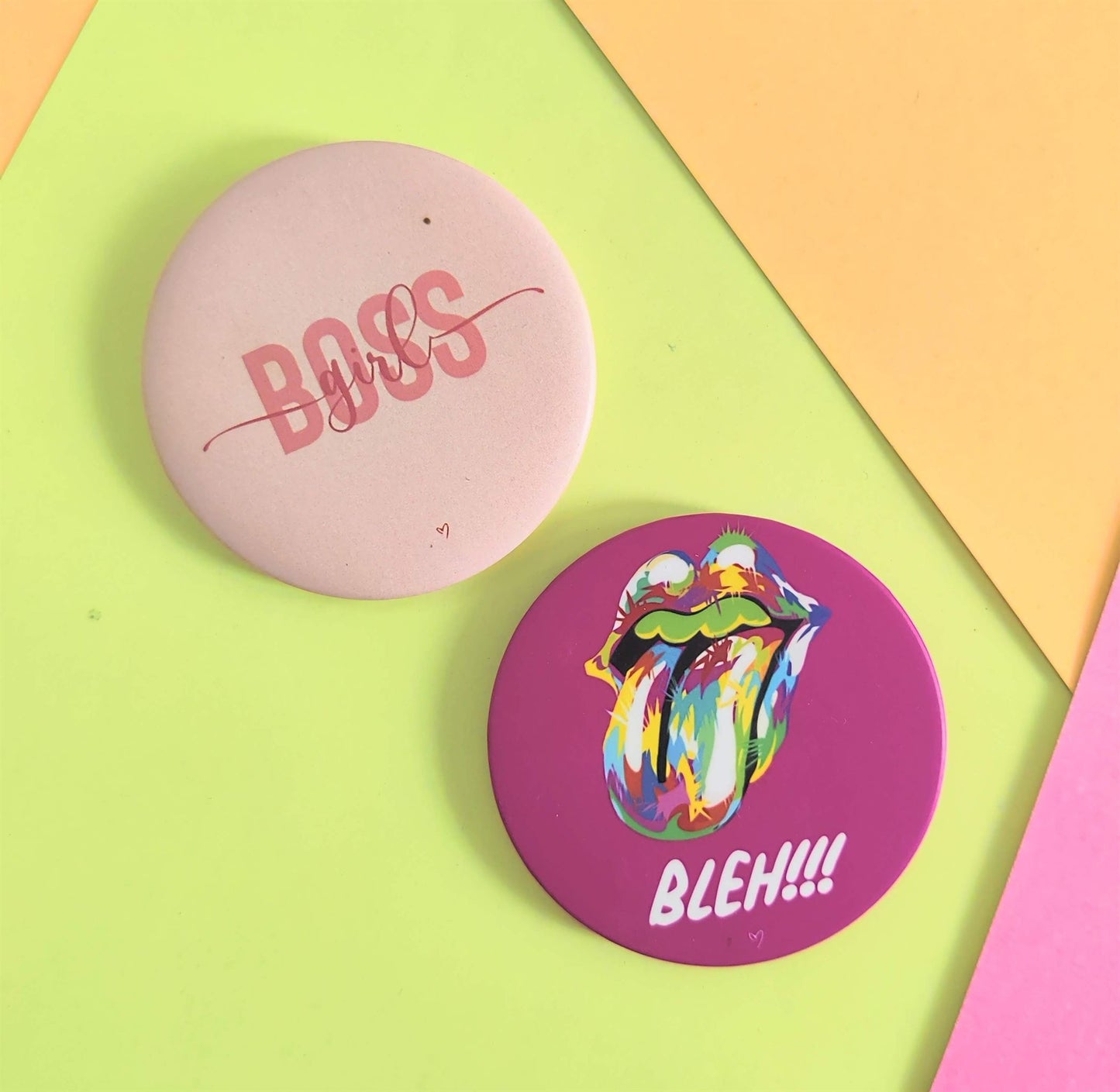 Girl Boss Bleh Badge Combo